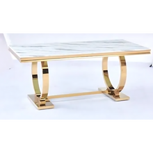 Table basse Omega marbre blanc