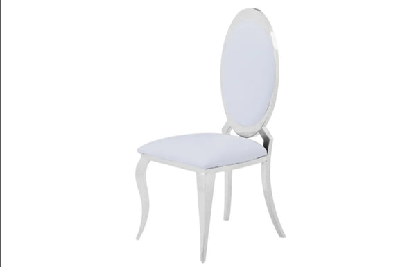 Chaise Angel Similicuir Pied Chrome