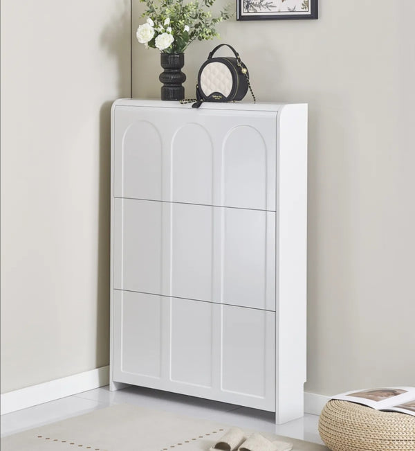 Meuble a Chaussures Beyrouth Blanc 112x80x17 CM