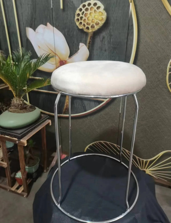 Tabouret Empilable Pied Chrome