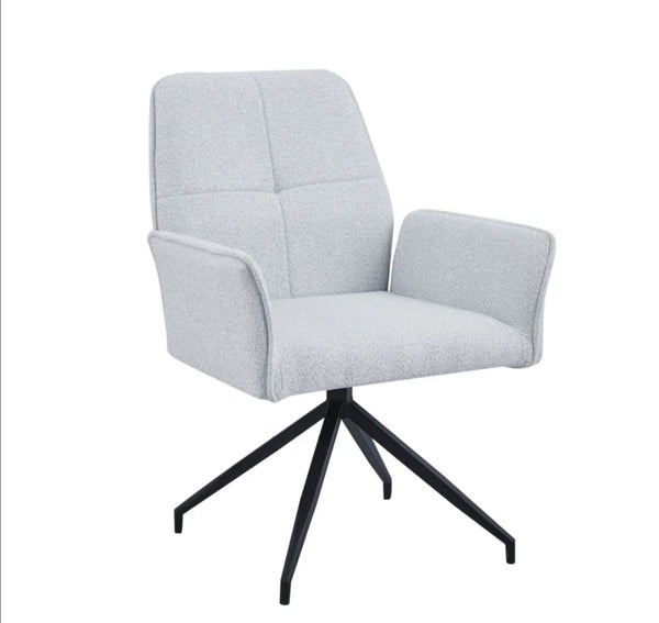 Chaise Pivotante Lutetia Pied Metal Noir