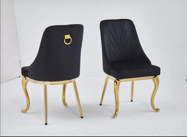 Chaise Baroka Pied Dore