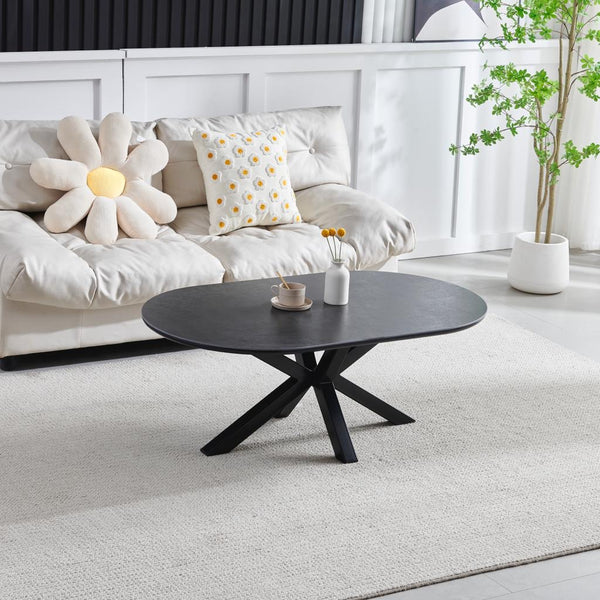 Table Basse Ceramique Ophelia Pied Noir