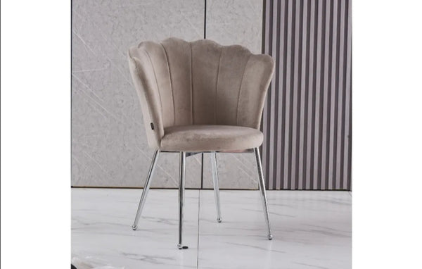 Chaise Nymphea Pied Chrome