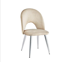 Chaise Amelia Pied Argent