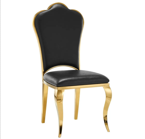 Chaise Sakura Pied Gold