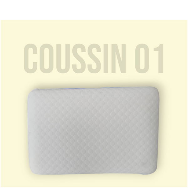 Oreiller Latex Blanc Memoire