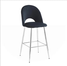 Chaise Bar Amelia Pied Argent