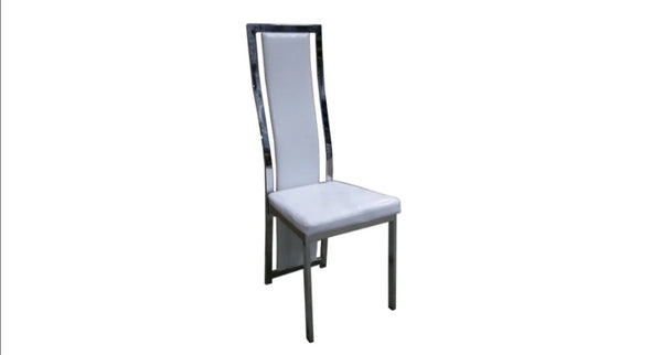 Chaise Dana Similicuir Pied Noir