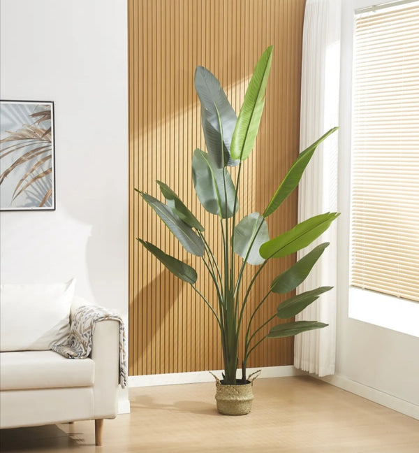 Plante Artificielle Strelitzia Oiseau De Paradis Pot Inclus 210 CM