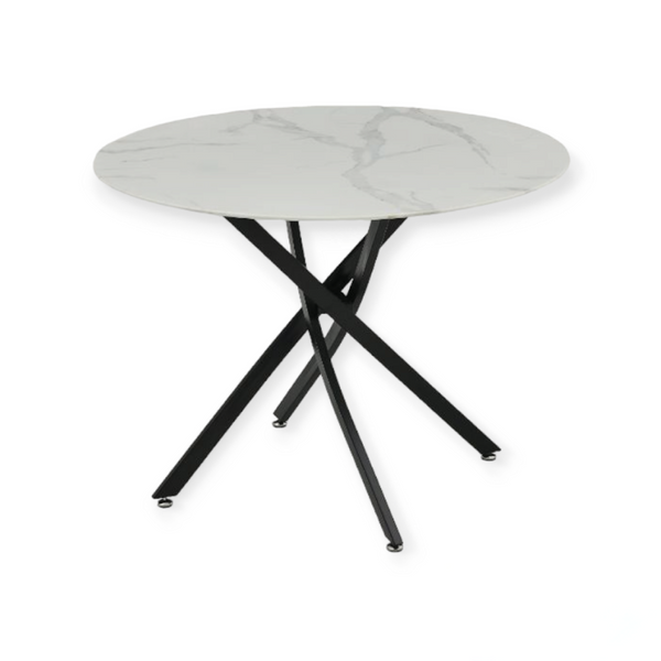 Table Rond Olivia 1m20 Pied Noir