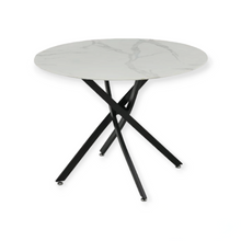 Table Rond Olivia 1m20 Pied Noir