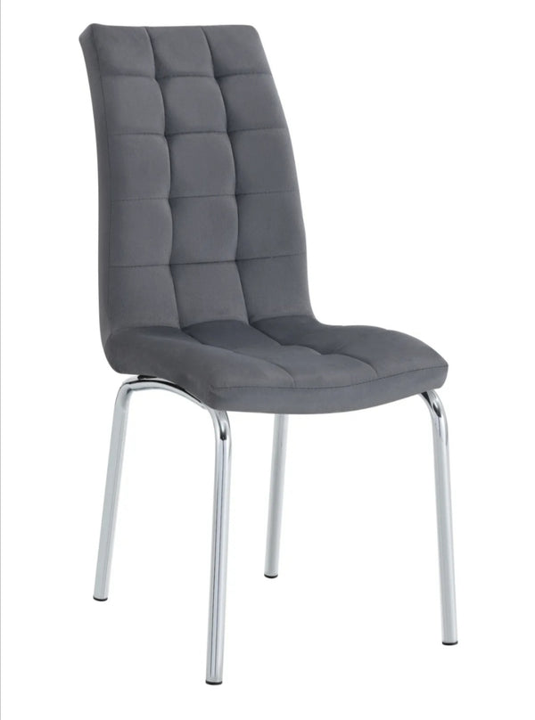 Chaise Emma Pied Chrome